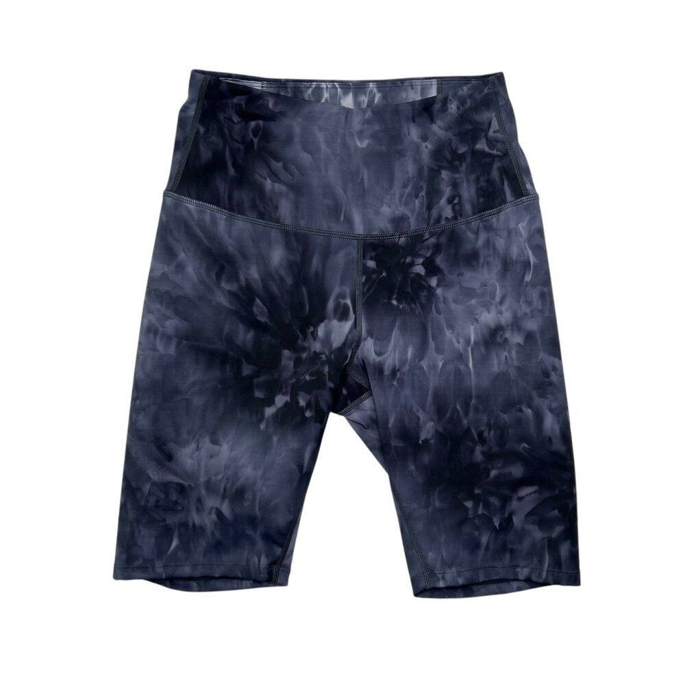 AJISAI Biker Shorts Women's Small Blue 8.5 Pro Compression Yoga Running‎ Workout